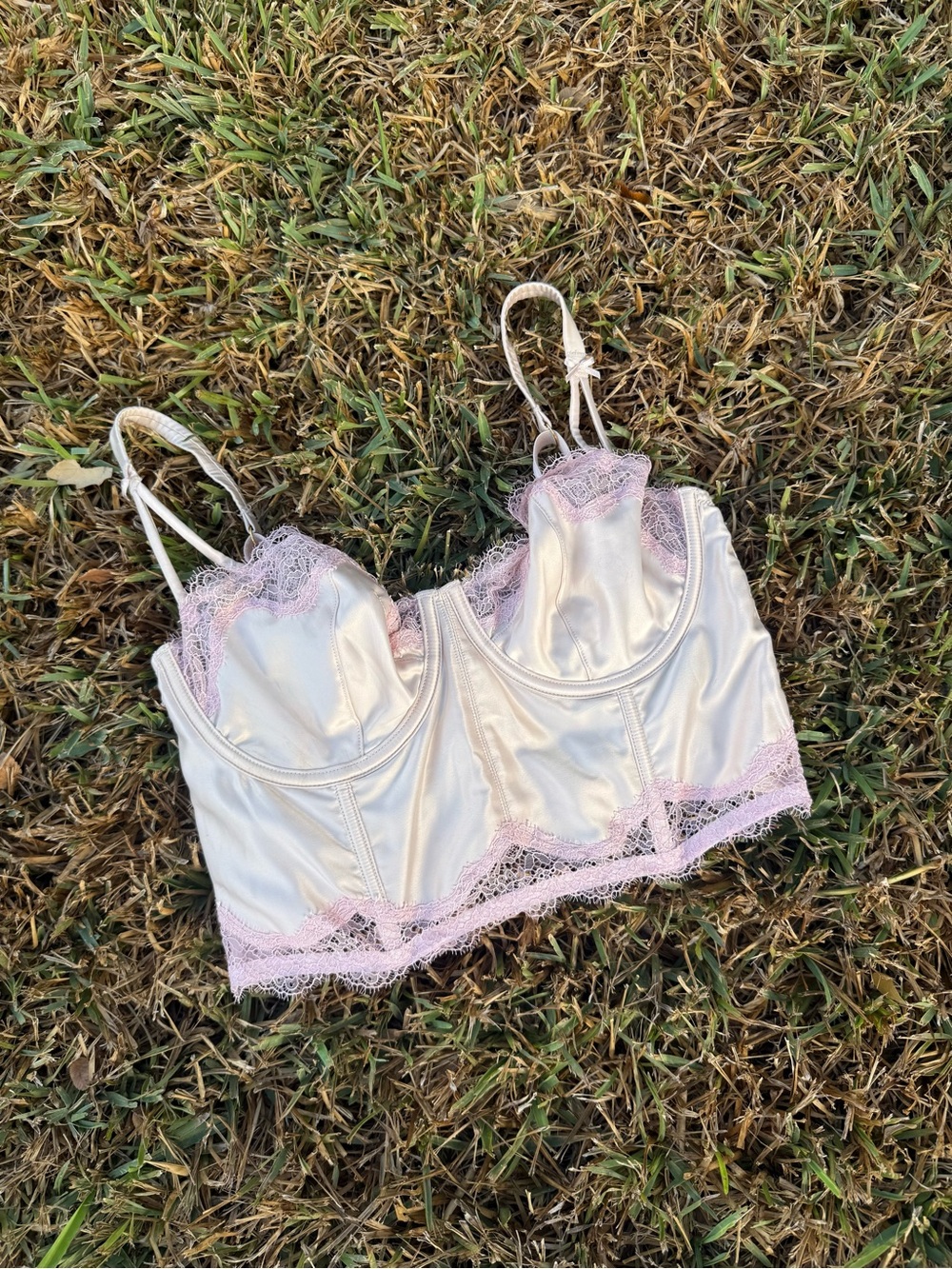 2019 Victoria’s Secret Dream Angels Long Line Balconet Corset Top 34D